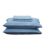 BLUE SHEET SET - Feyrehome Australia. 100% extra-long staple cotton percale. No pilling! 300TC. Free Shipping Australia. Afterpay and ZiPay