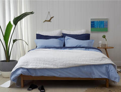 WHITE QUILTED BEDSPREAD + EURO PILLOWCASE SET - Feyrehome Australia