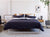 CHARCOAL DUVET COVER SET - Feyrehome Australia