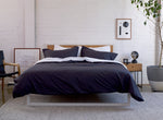 Millennial Dreams, Bedlinen Bundle.  100% extra-long staple cotton percale. No Pilling. 300TC. Includes a White Sheet Set and Charcoal Duvet Cover Set. Single-King Size. Free Shipping Australia. Afterpay and ZipPay 
