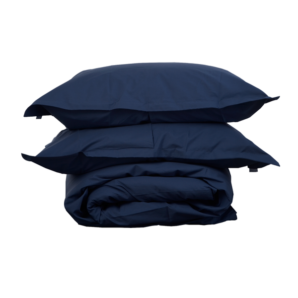 INDIGO DUVET COVER SET - Feyrehome Australia. 100% extra-long staple cotton percale. 300TC. No Pilling. Free shipping Australia. Afterpay and ZipPay