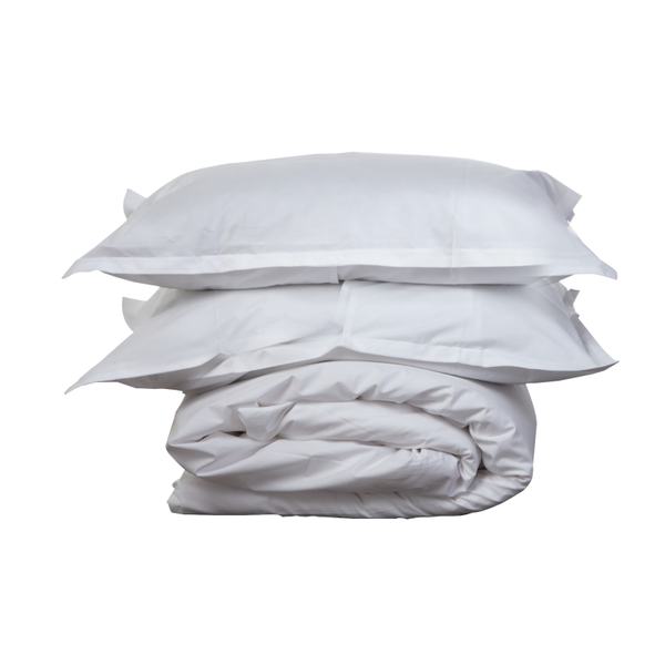 WHITE DUVET COVER SET - Feyrehome Australia. 100% extra-long staple cotton percale. 300TC. Free Shipping Australia. Afterpay and ZipPay