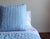 Blue Quilted Bedspread + Euro Pillowcase Set