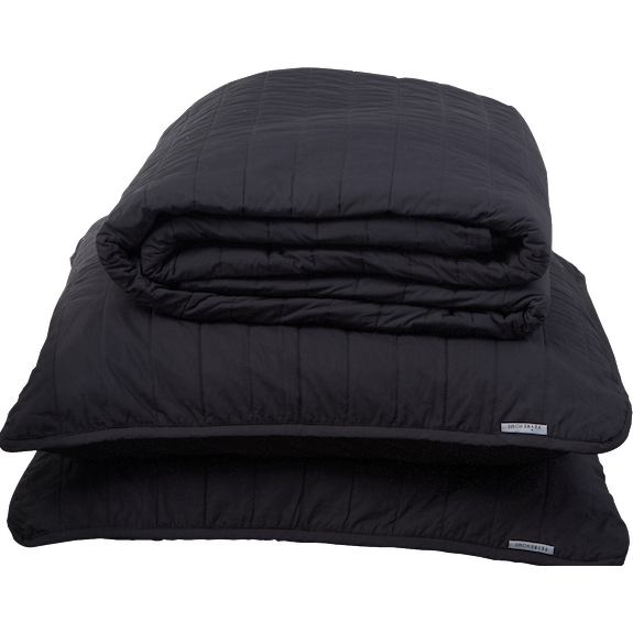 CHARCOAL QUILTED BEDSPREAD + EURO PILLOWCASE SET - Feyrehome Australia. 100% Cotton Percale Bedspread Set. Free Shipping Australia.  Afterpay and ZipPay